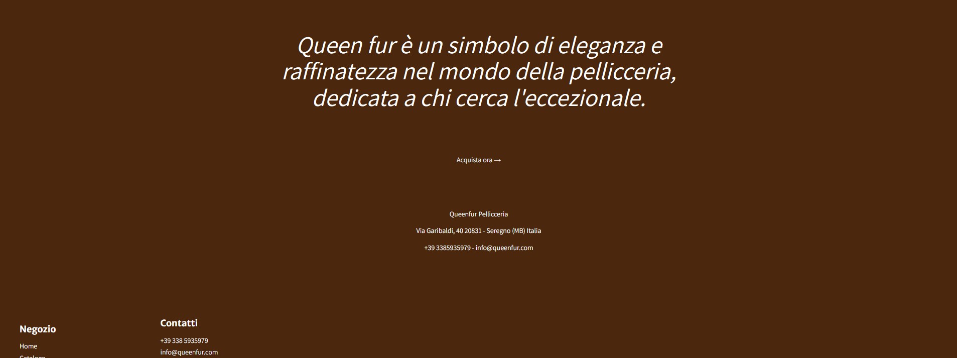 Queen Fur Hero Section